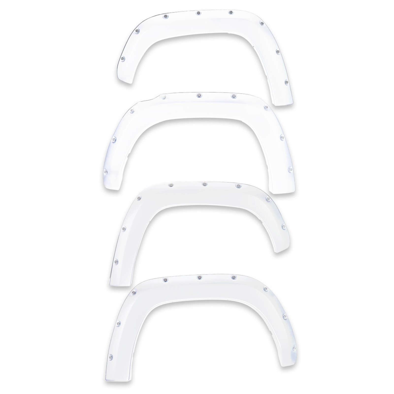 EGR Bolt-On Look Color Match Fender Flares 792754-PW7 Flares, Bolt On Look, ABS Plastic, Bright White, 2.0 in. Wide, Dodge, Ram, 1500, Front and Rear, Set of 4 thumbnail 7