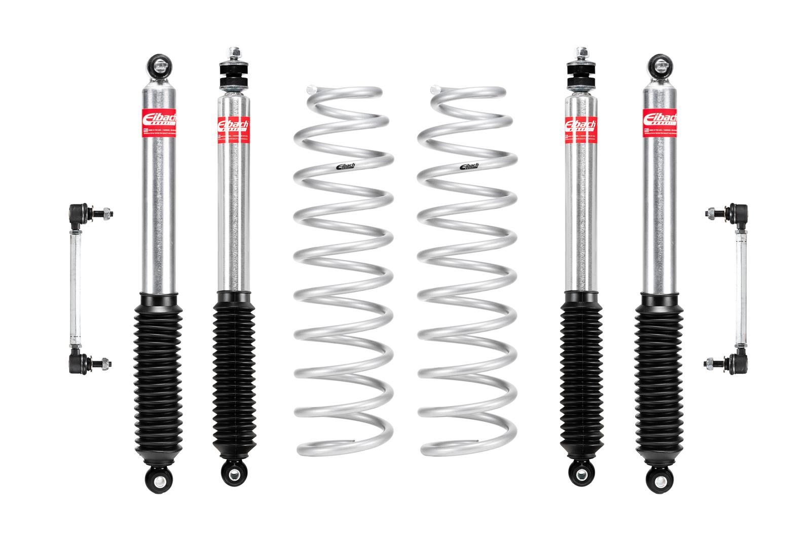 Eibach Suspension Leveling & Lift Kits E80-51-020-08-22 ALL-TERRAIN LIFT KIT, Set of 4 Shocks + Front Springs, 2007 to 2018 JEEP Wrangler