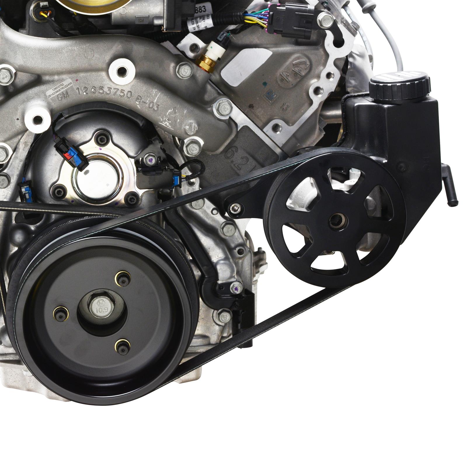 Eddie Motorsports MS10719BK Eddie Motorsports LT Power Steering Pump