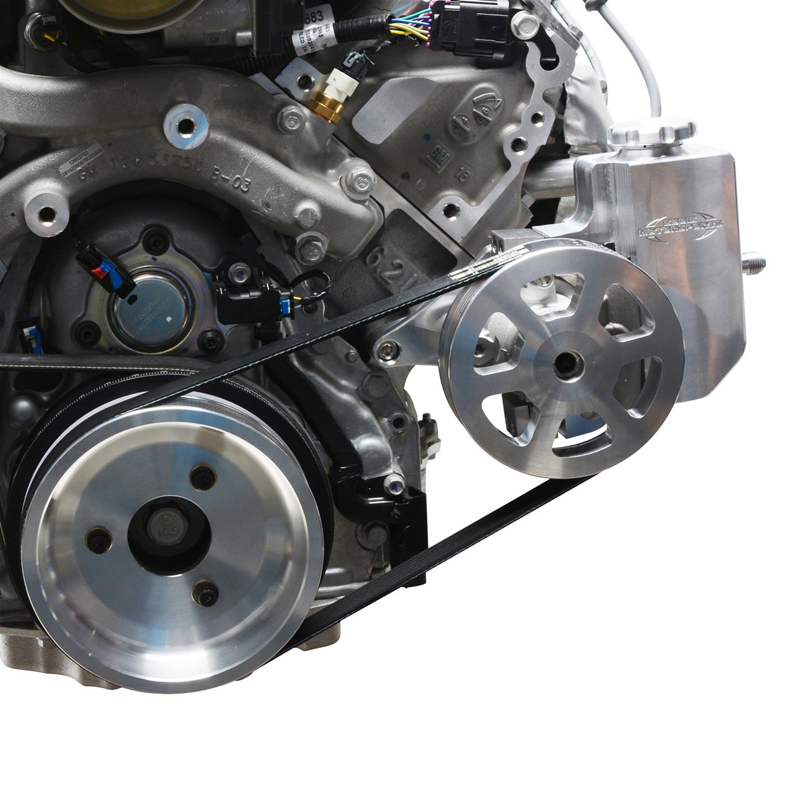 Eddie Motorsports MS10719BM Eddie Motorsports LT Power Steering Pump