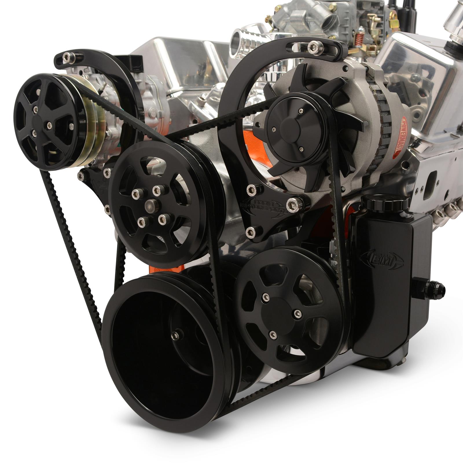 Eddie Motorsports MS10795BBK Eddie Motorsports VDrive VBelt Pulley