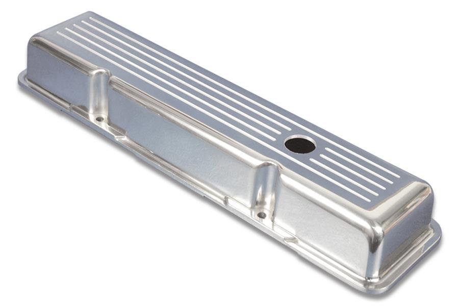 PROFORM 141-108 Pair of Polished Aluminum Valve Covers for Chevy Small Block