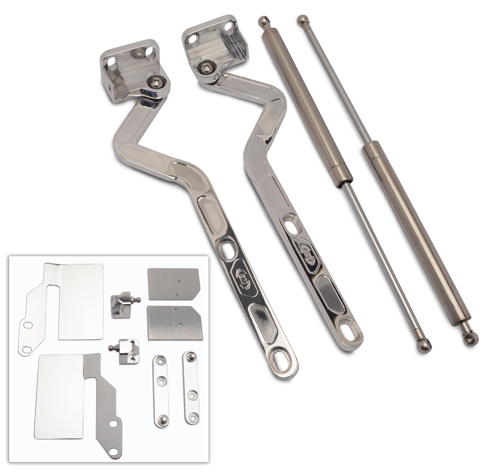 Eddie Motorsports MS149-28P Eddie Motorsports Billet Hood Hinges