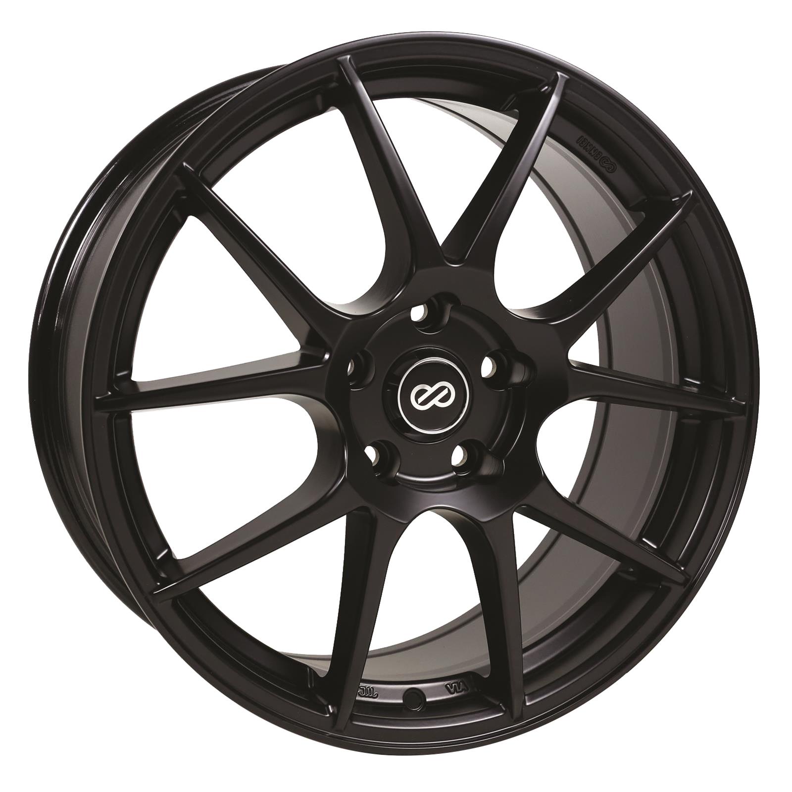 Enkei 4886706545BK Enkei GT7 Matte Black Wheels Summit Racing
