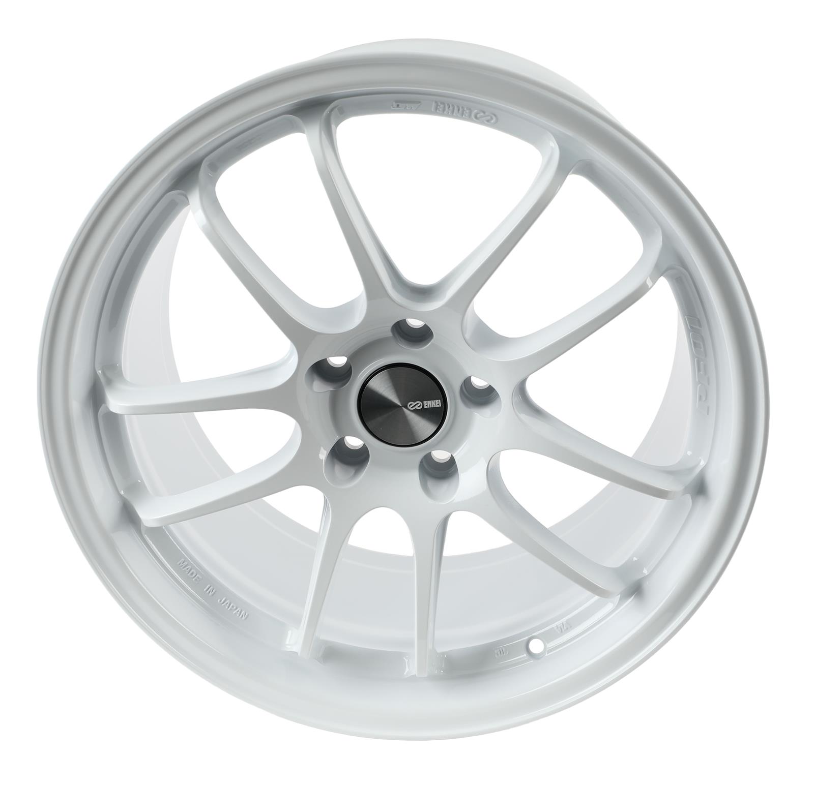 エンケイ PF01 ホワイト Enkei 489-890-6535WP Enkei PF01 EVO Pearl White Wheels | Summit Racing