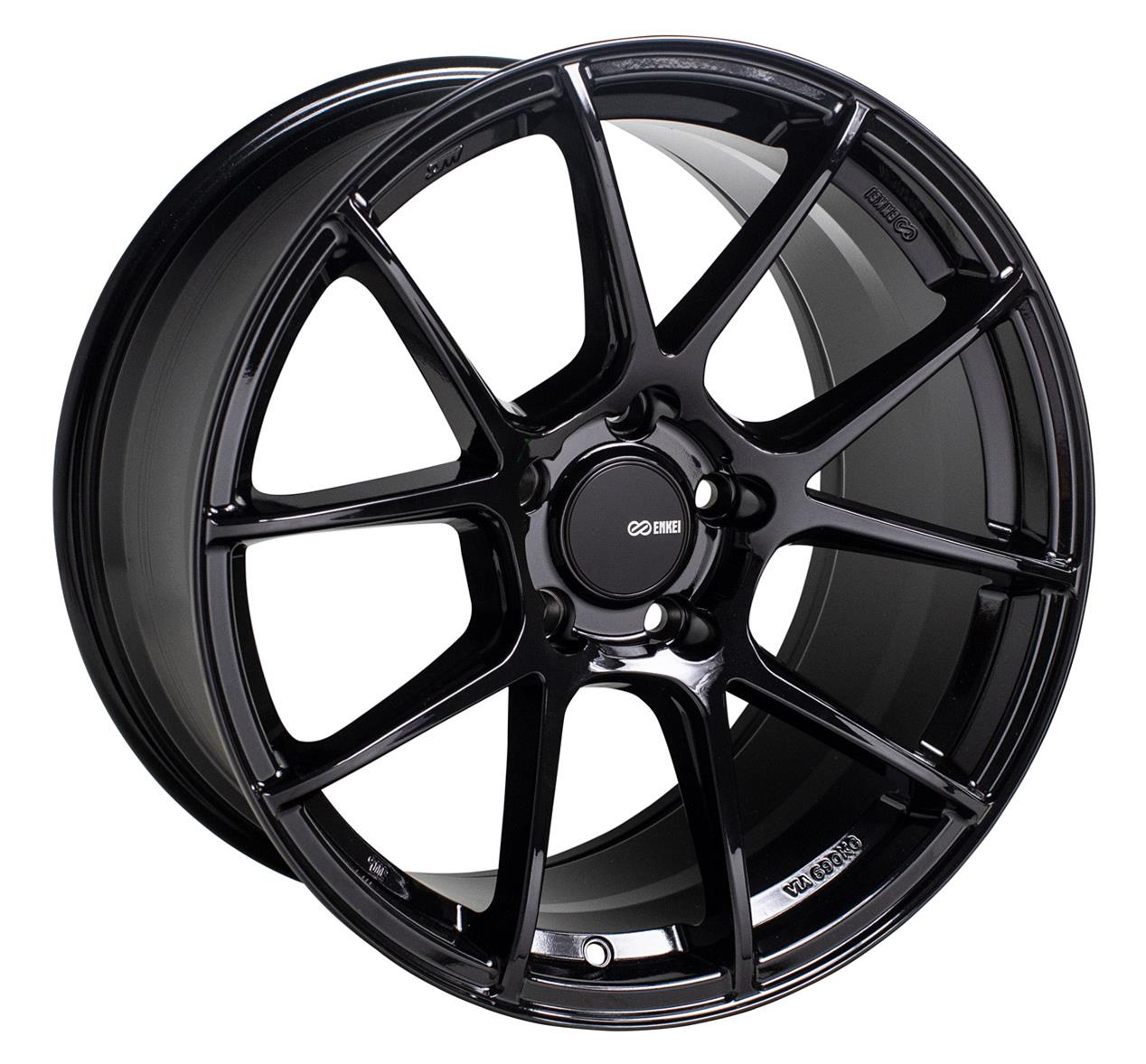 Enkei 522-780-6545BK Enkei TS-V Gloss Black Wheels | Summit Racing