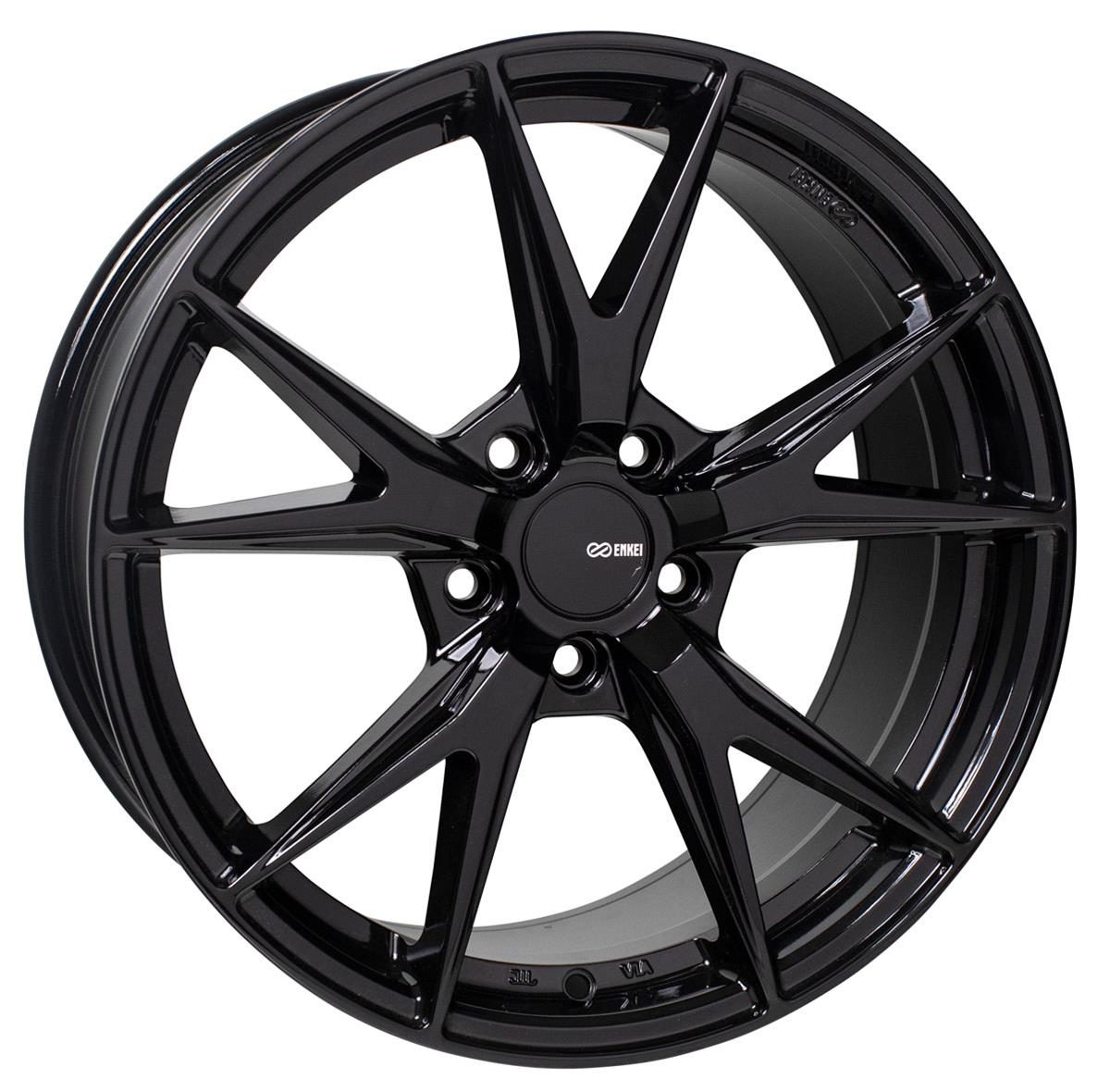 Enkei 523-775-6545BK Enkei Phoenix Gloss Black Wheels | Summit Racing