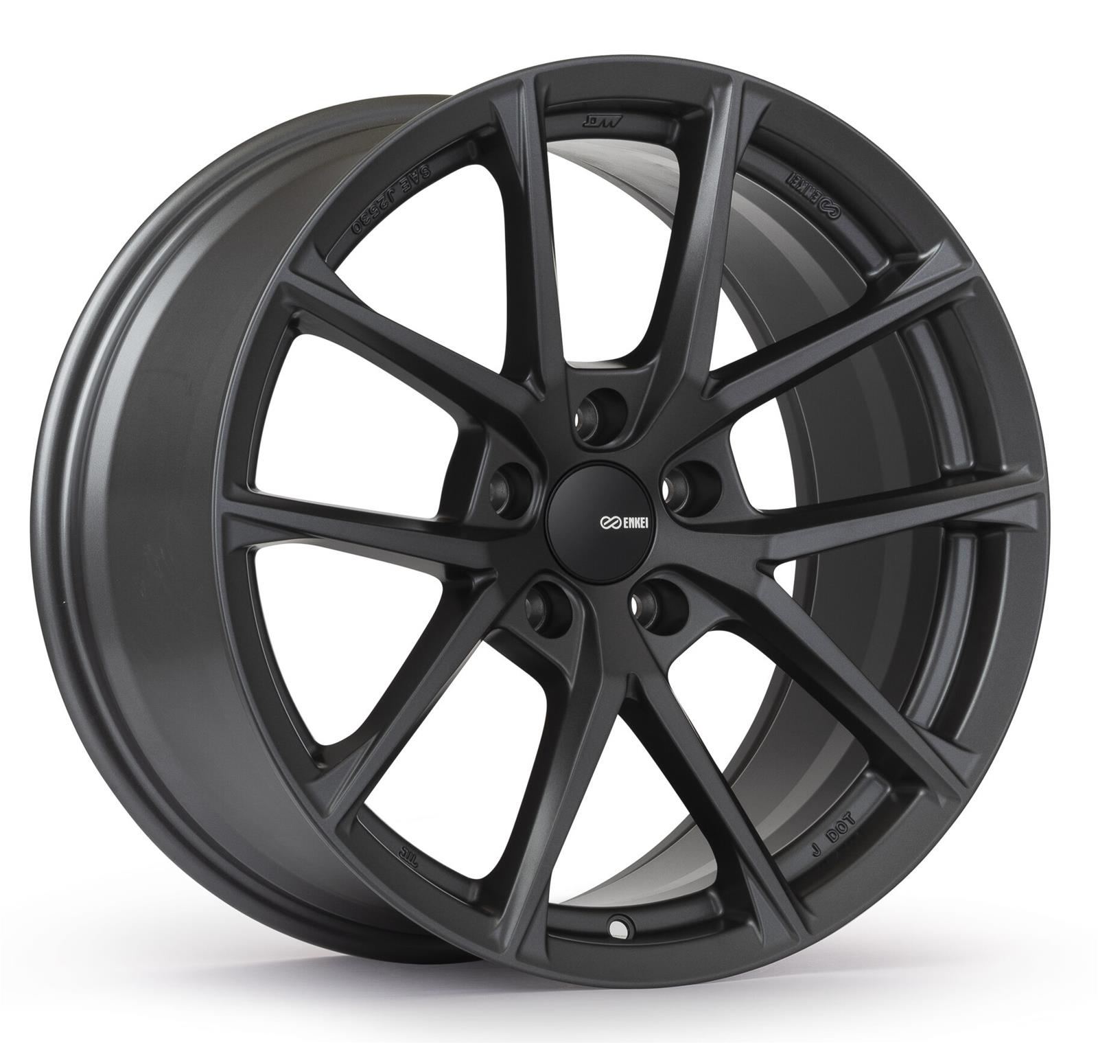 Enkei 549-895-1245GM Enkei Helix Matte Gunmetal Wheels | Summit Racing