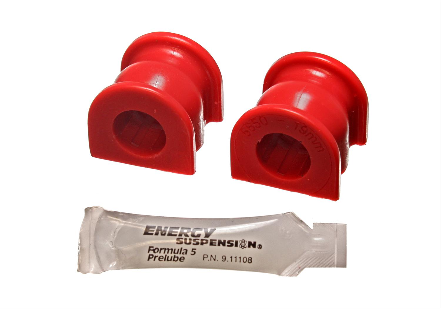 Energy Suspension 02-04 Acura RSX (includes Type S) Red 19mm Rear Sway Bar Bushings