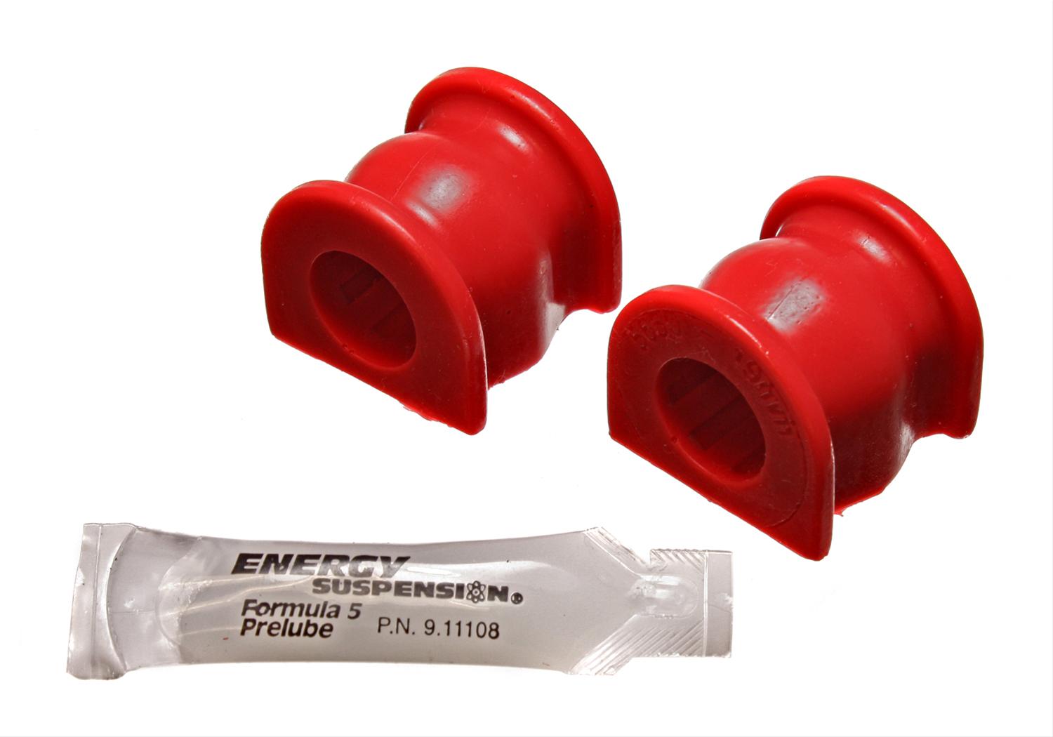 Energy Suspension 02-04 Acura RSX (includes Type S) Red 19mm Rear Sway Bar Bushings thumbnail 2