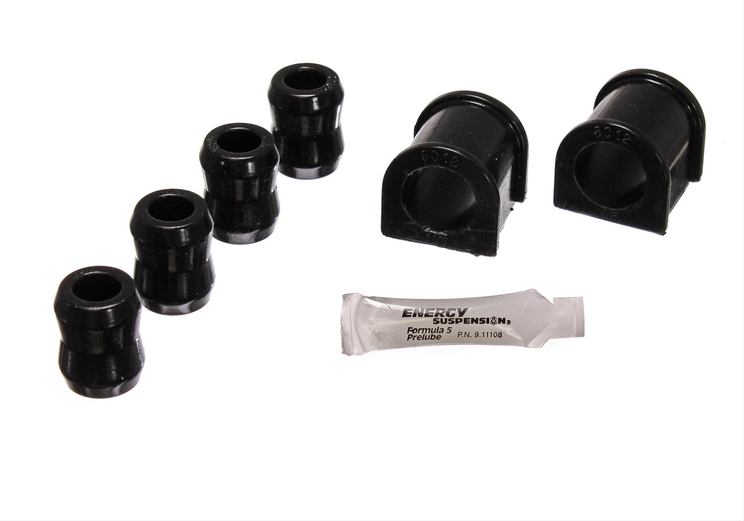 Energy Suspension 87-96 Jeep Wrangler YJ Blk Front 1-1/8in Sway Bar Bushing Set w/End Link Bushings