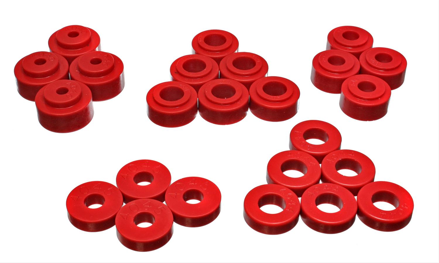 Energy Suspension GM Body Mount Set - Red