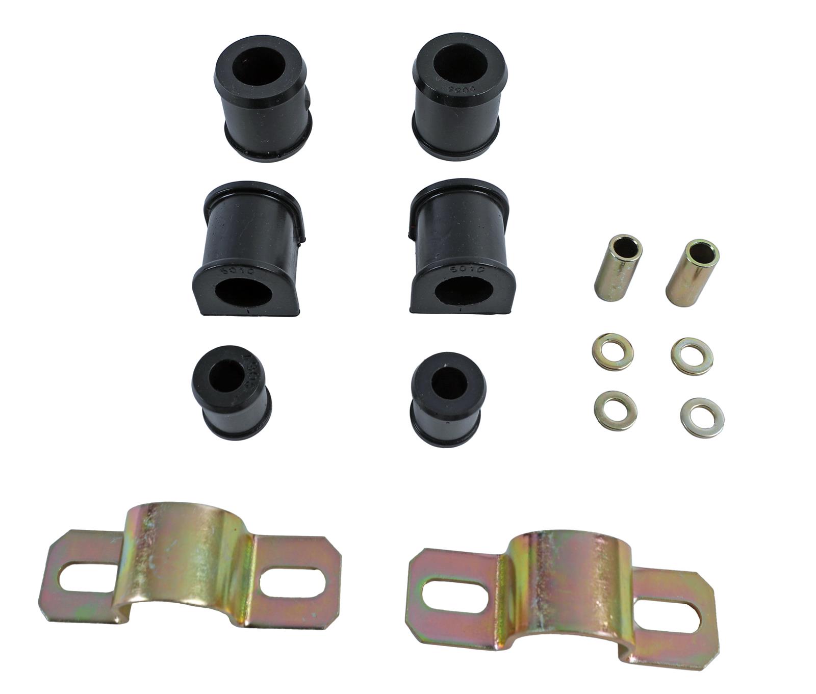 Energy Suspension GM 1in Rear Stab Bushing Set - Black