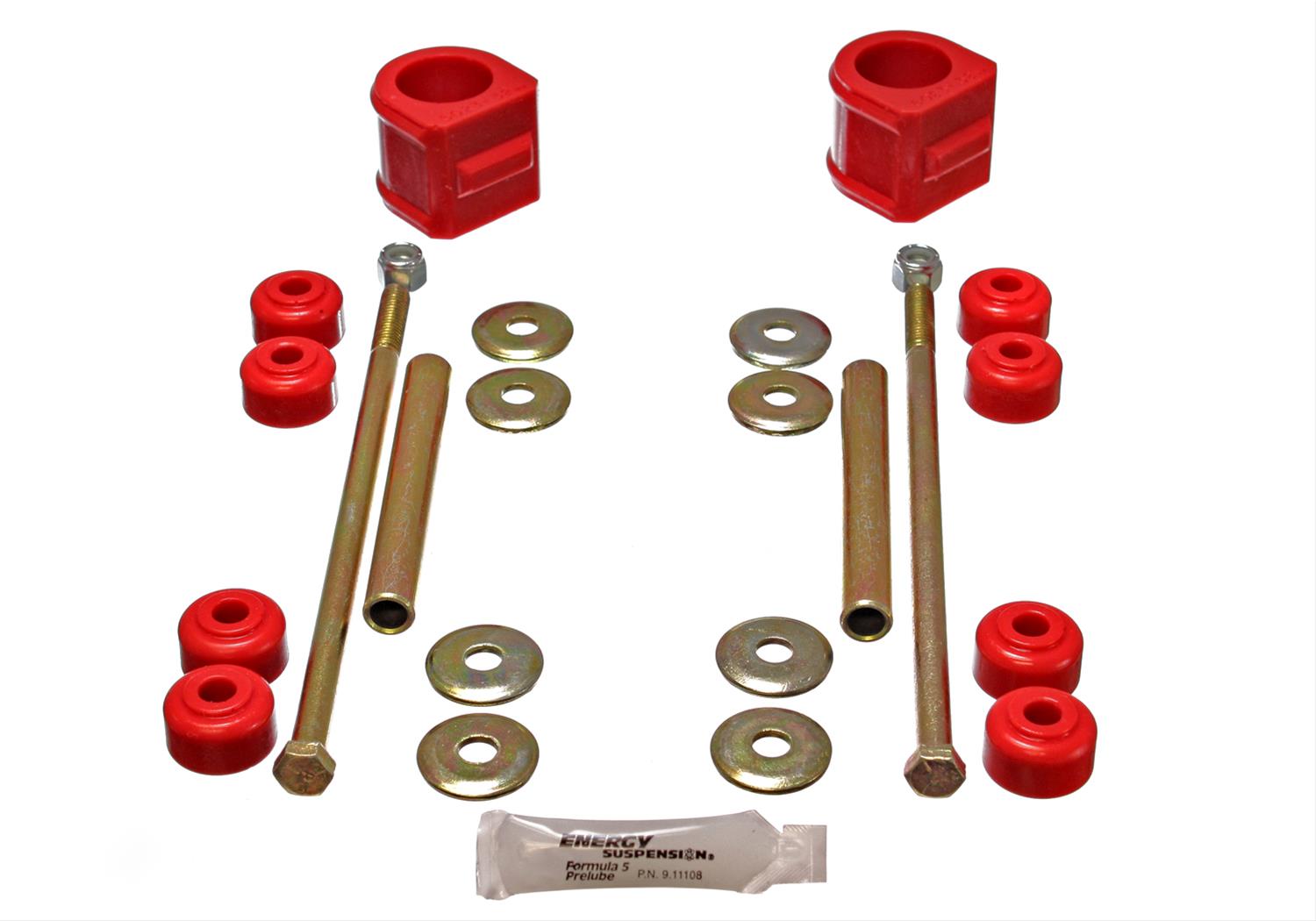 Energy Suspension GM 4 X Front Stab Bar Bushing - Red