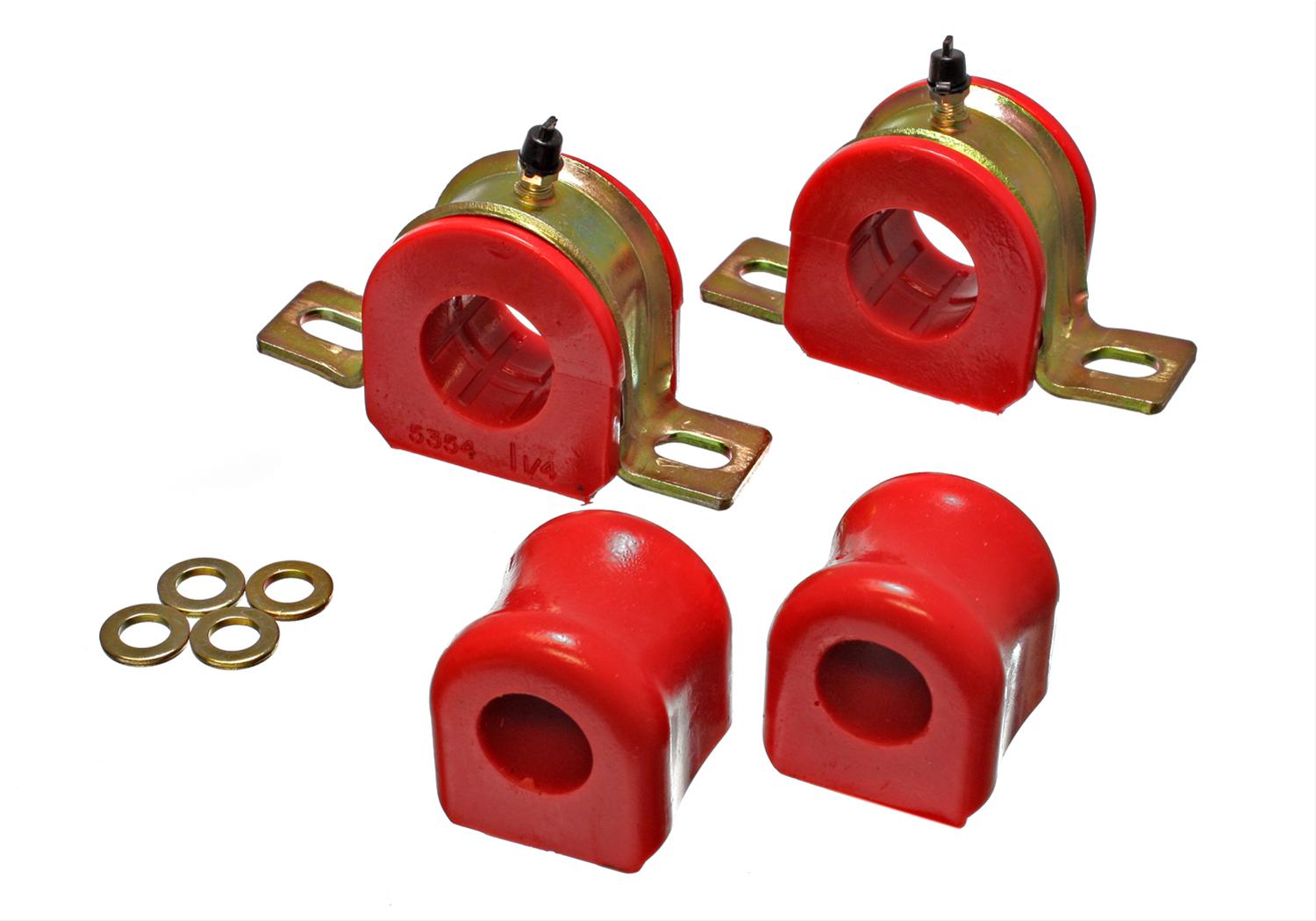Energy Suspension 91-93 GM Syclone/Typhoon 4WD Red 32mm Fr Sway Bar Bushing Set