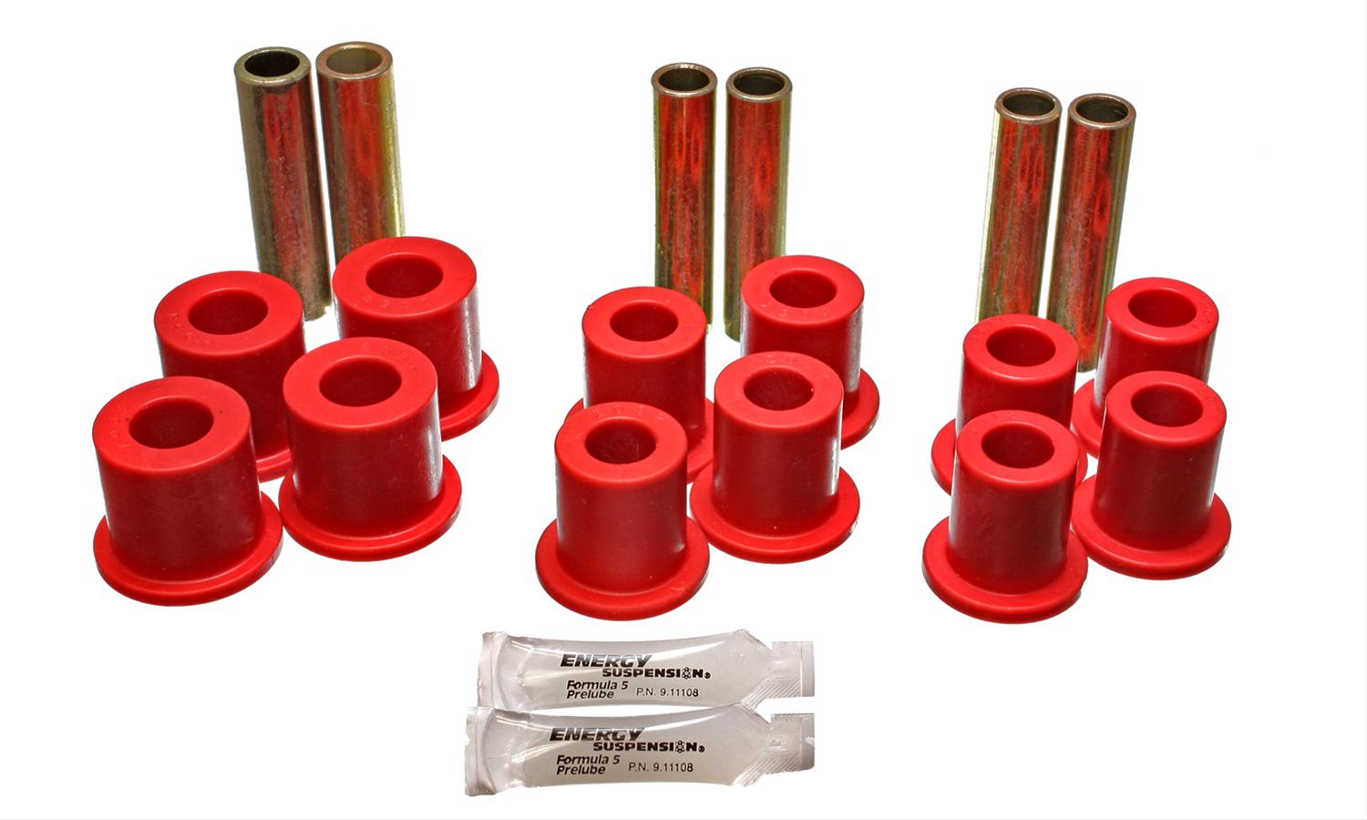 Energy Suspension Ford 4 Wd Front Spring Bushing Set - Red