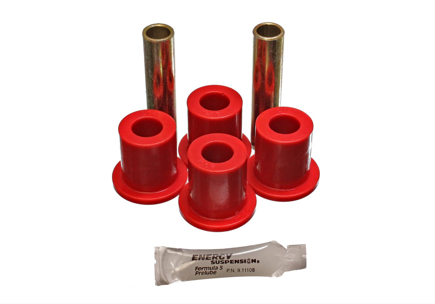 Energy Suspension Rear Spring Frame Shackle Kit - Red