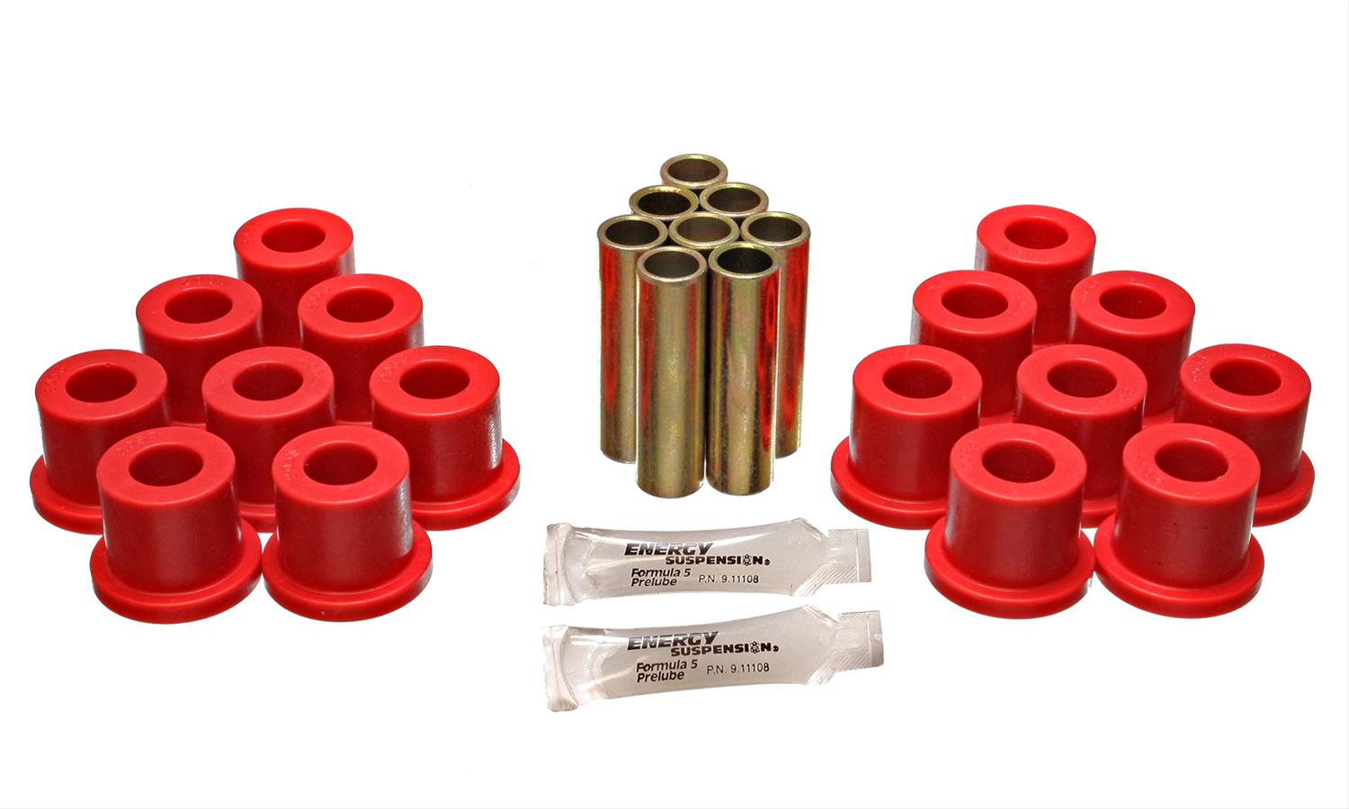 Energy Suspension Spring Bushings - Red