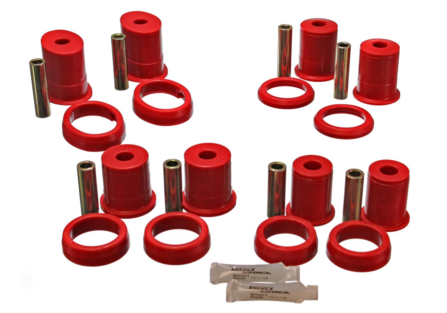 Energy Suspension Diff Control Arm W/Thrust Washer - Red