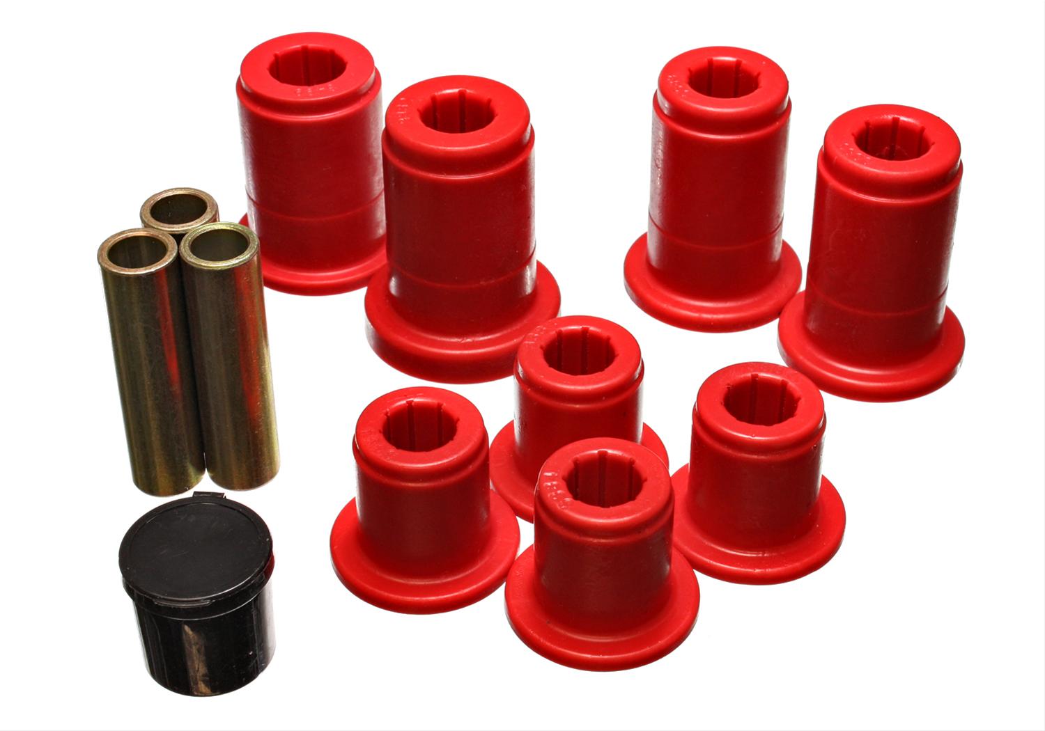 Energy Suspension Front Control Arm Bushing Set - Red