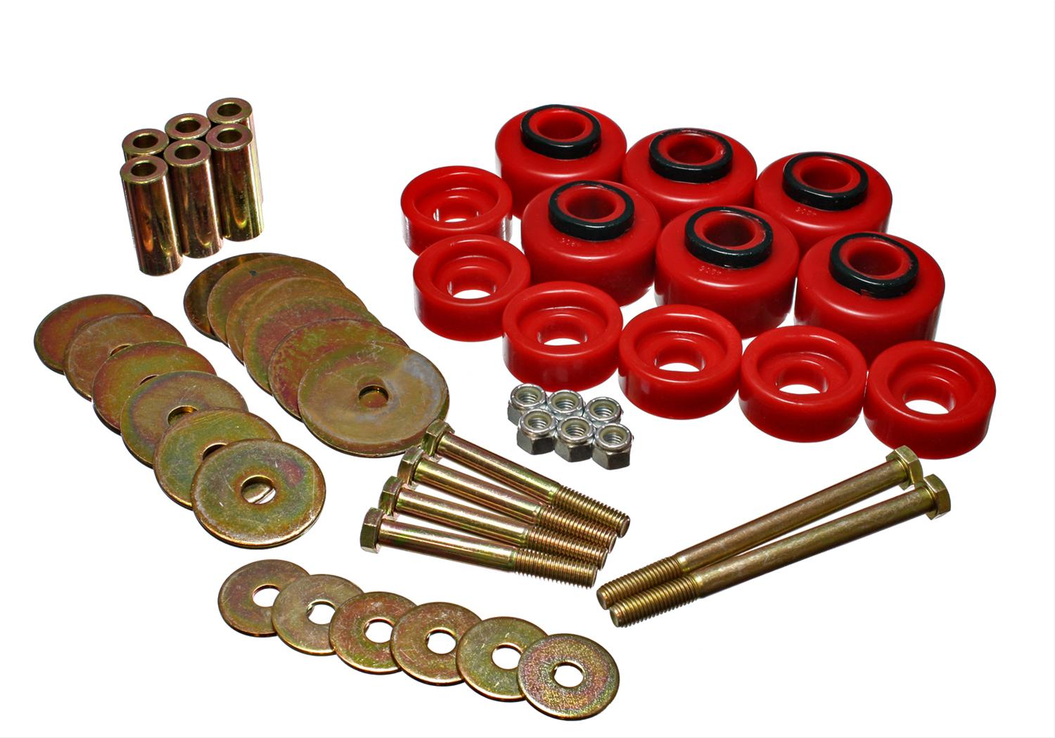 Energy Suspension 97-03 Ford F-100/F-150 2WD/F250 2WD & L-Duty Red Body (Cab) Mount Set thumbnail 2