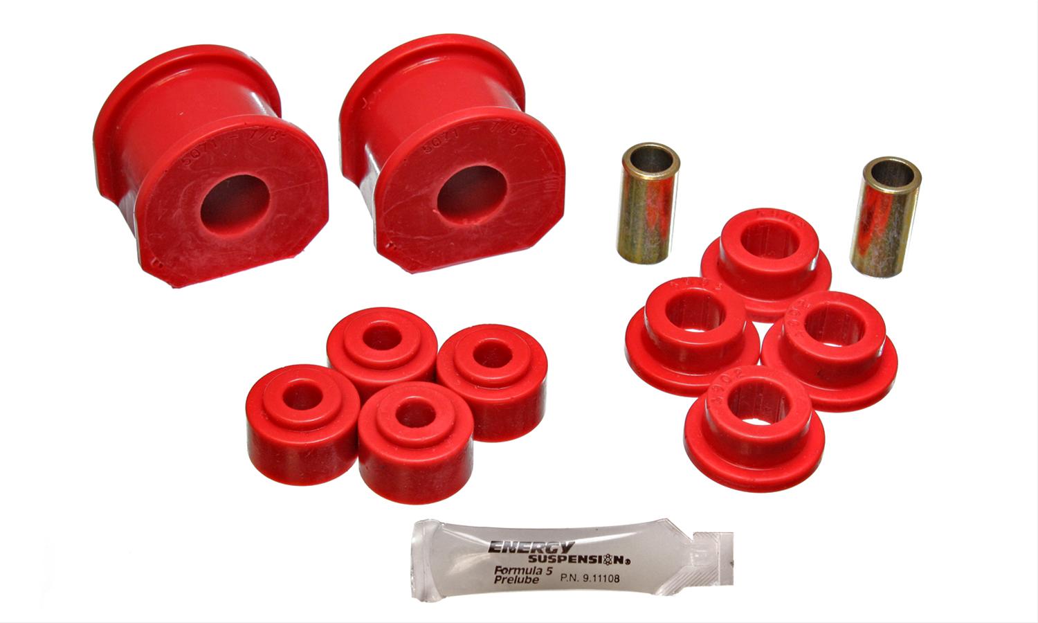 Energy Suspension Stabilizer Bar W/.615 Rear Bar - Red