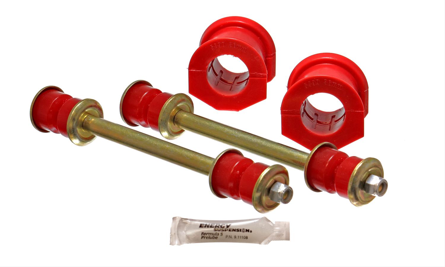 Energy Suspension 95-97 Ford Explorer/Bronco 2WD/4WD 36mm Red Front Sway Bar Bushing Set