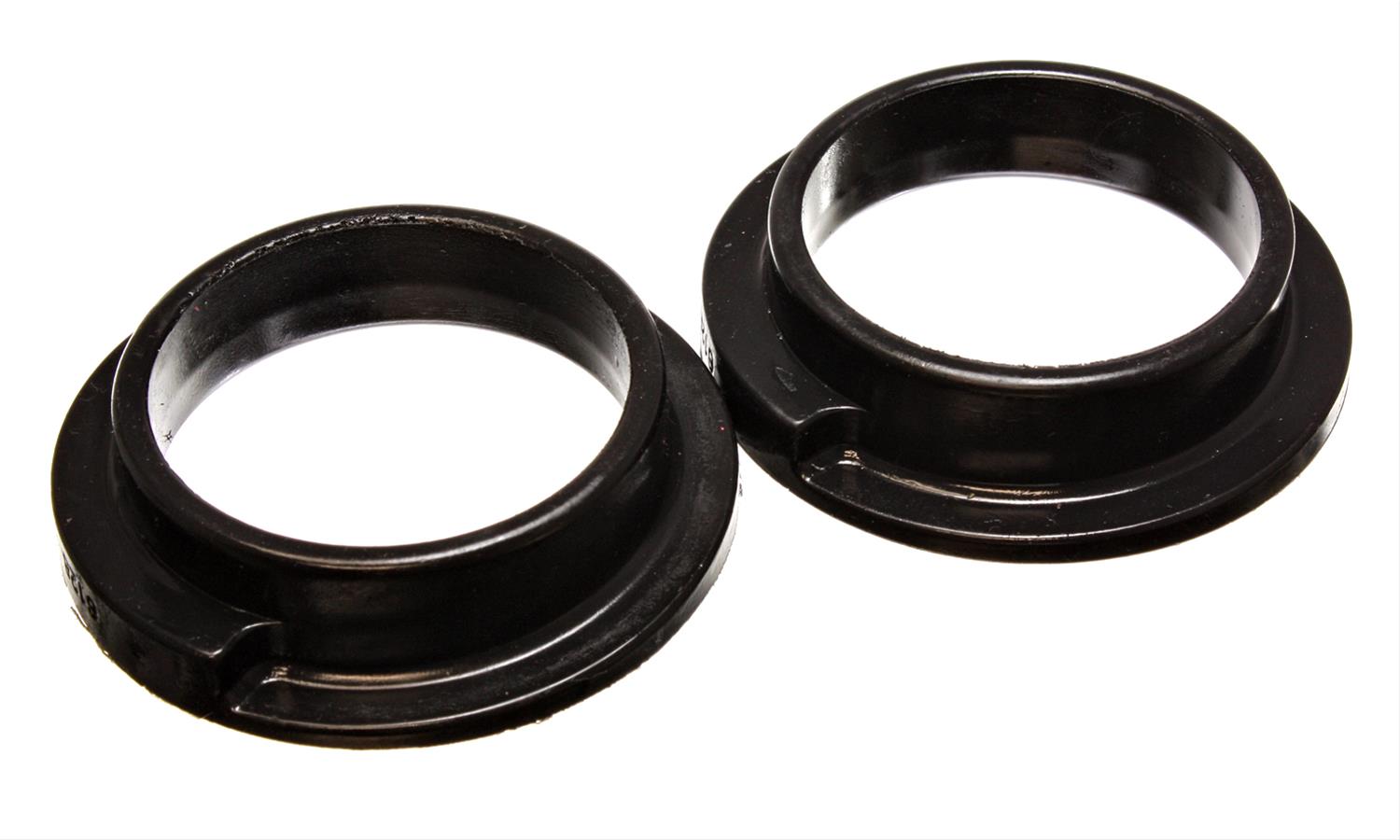 Energy Suspension 2005-07 Ford F-250/F-350 SD 2/4WD Front Coil Spring Isolator Set - Black