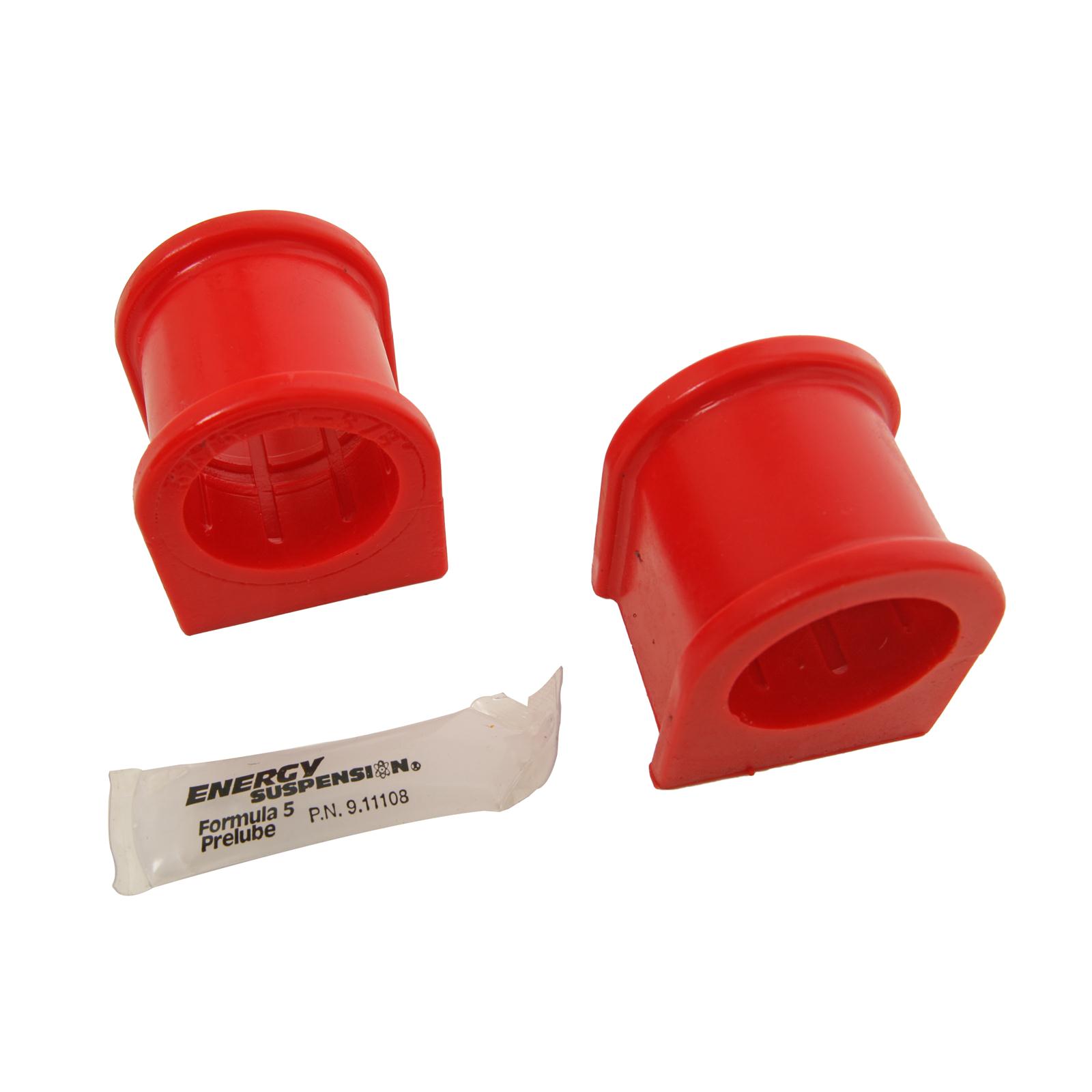 Energy Suspension 05-07 Ford Mustang Red Front Sway Bar Bushing Set (Must Reuse All Metal Parts)
