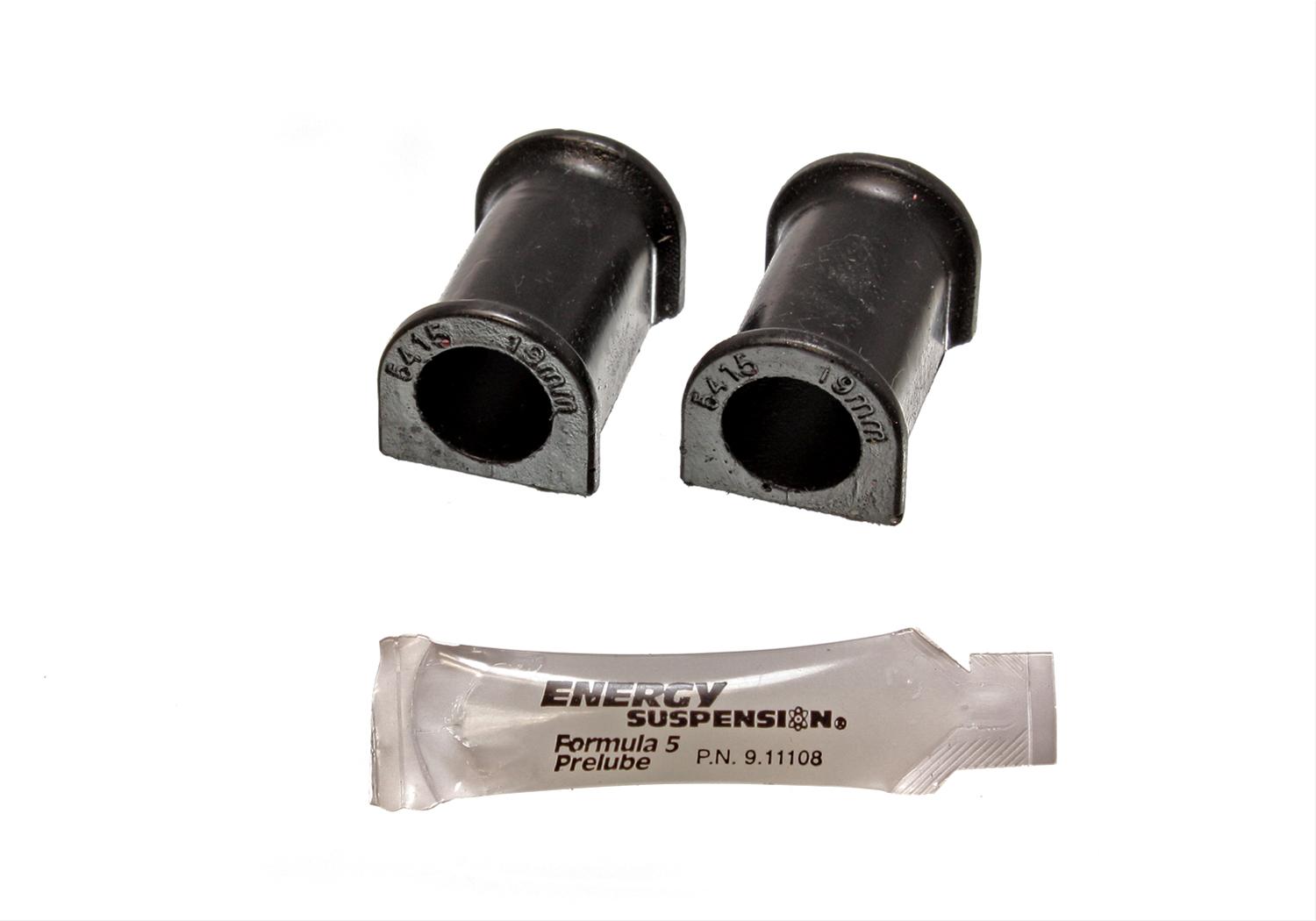 Energy Suspension 95-99 Mitsubishi Eclipse FWD/AWD Black 19mm Front Sway Bar Bushings