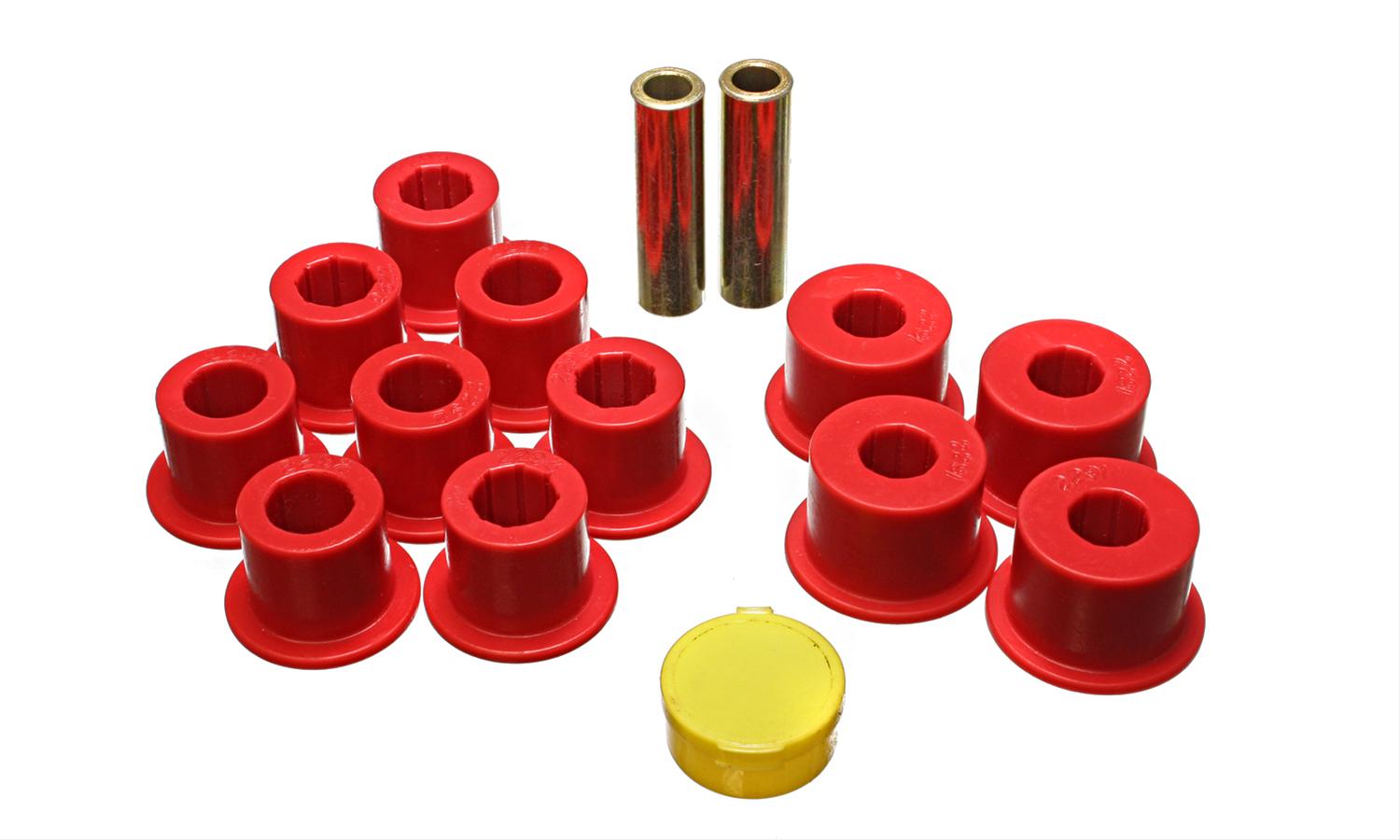 Energy Suspension 7.2103R Energy Suspension Leaf Spring Bushing Sets Summit Racing