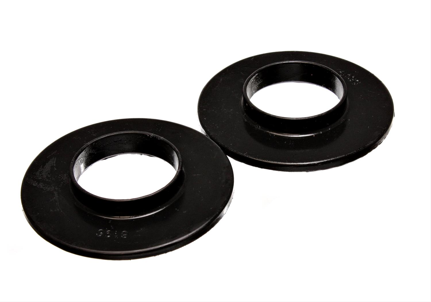 Energy Suspension Universal 2 3/16in ID 4 9/16in OD 5/8in H Black Coil Spring Isolators (2 per set)