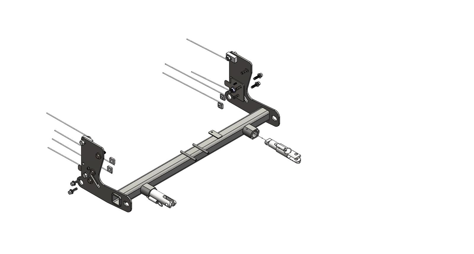 Blue OX BX1145 Blue Ox Tow Bar Baseplates Summit Racing