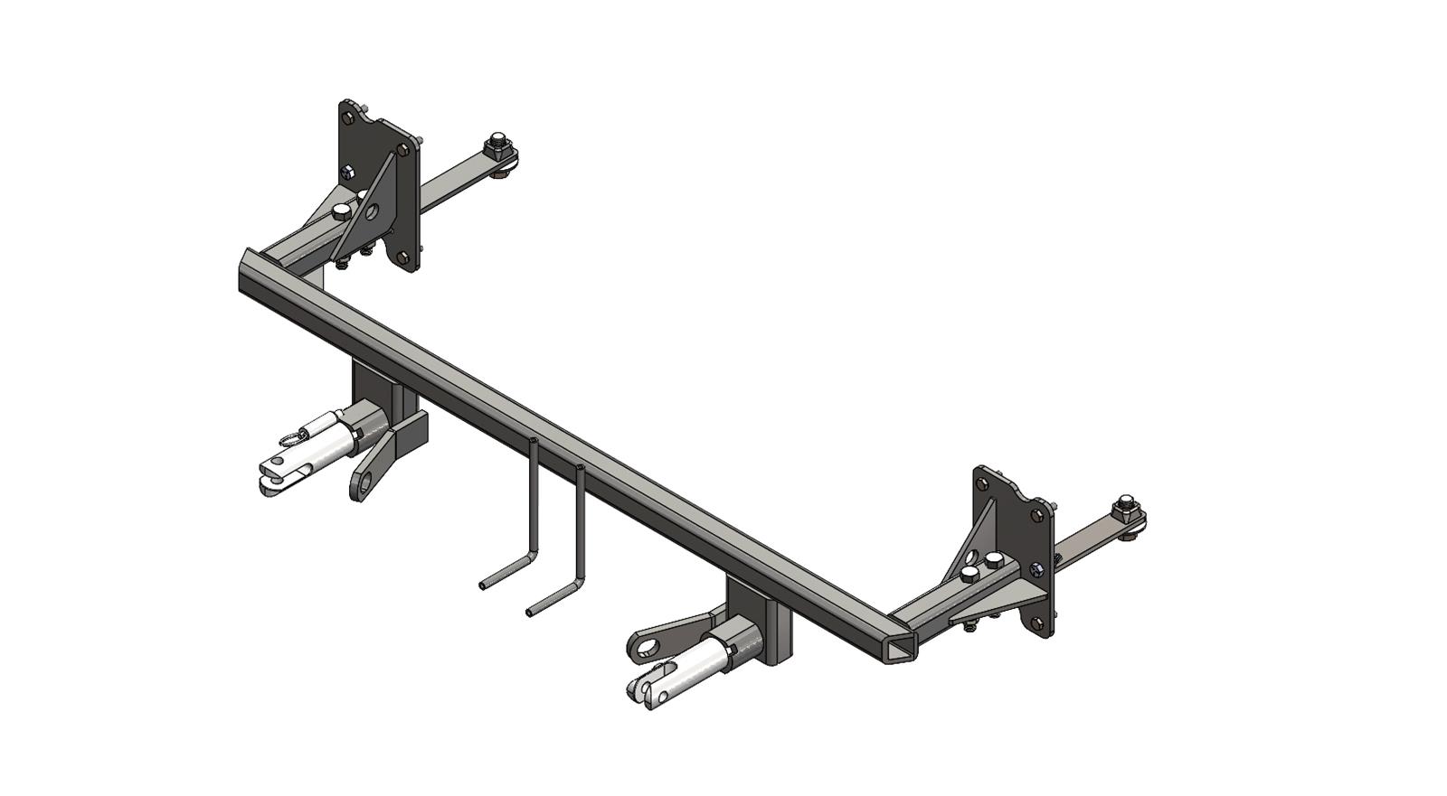 Blue OX BX2728 Blue Ox Tow Bar Baseplates | Summit Racing