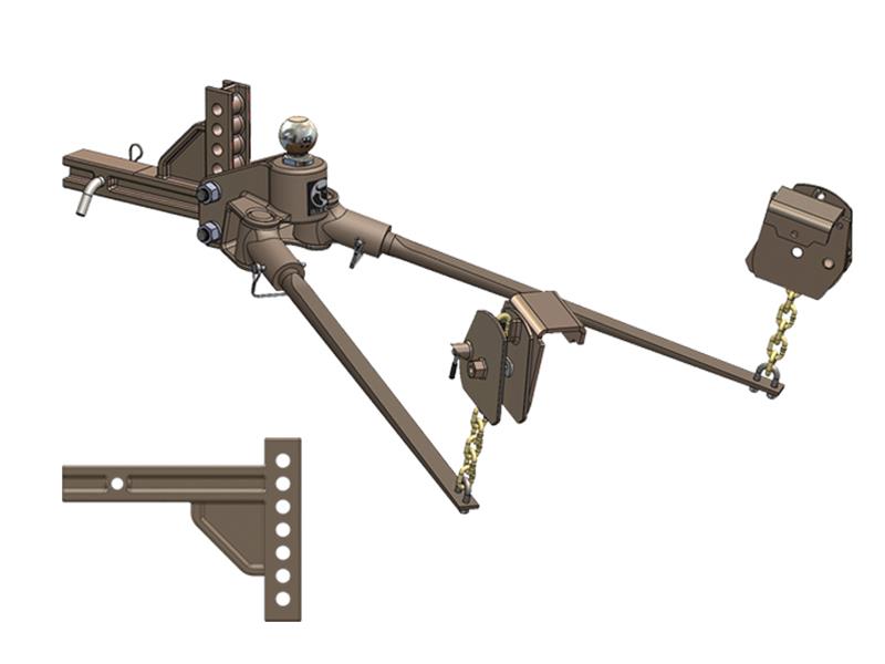 Blue OX BXW0750 Blue Ox SwayPro Weight Distribution Hitches Summit Racing