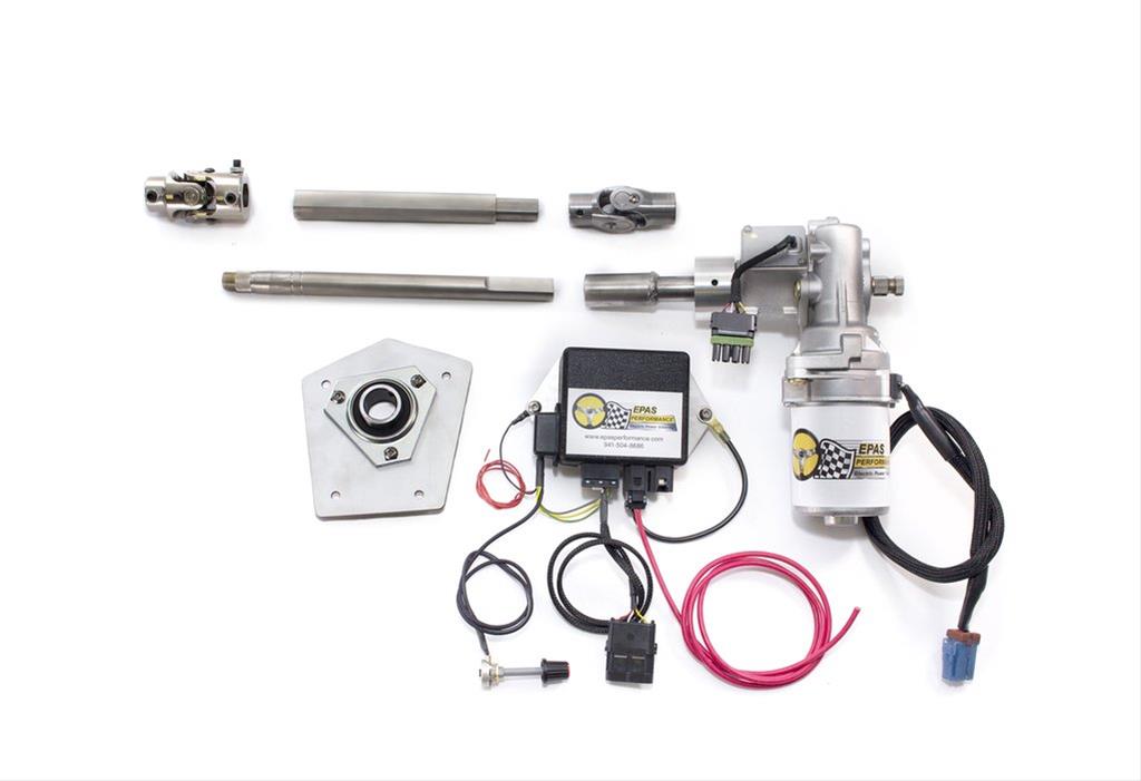 EPAS Performance Electric Power Steering Kits 100310 Conversion Kit, Electric, Aluminum Column, Natural, Ford, Mustang, Kit thumbnail 2