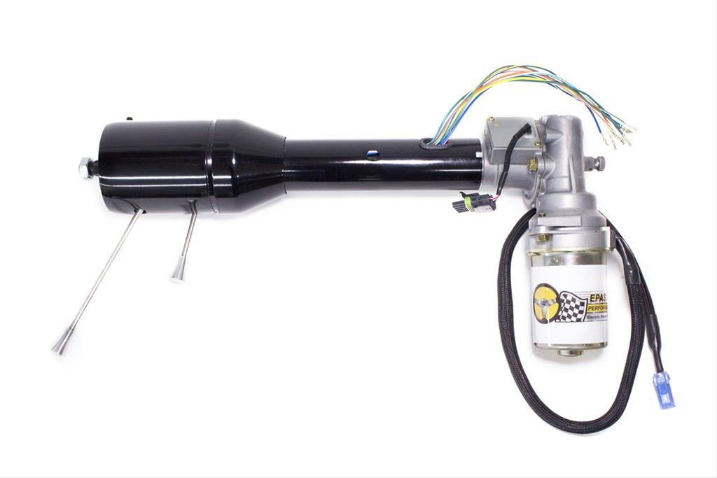 EPAS Performance Electric Power Steering Kits 101020 Conversion Kit, Electric, Aluminum Column, Black Powdercoated, Ford, Mustang, Kit