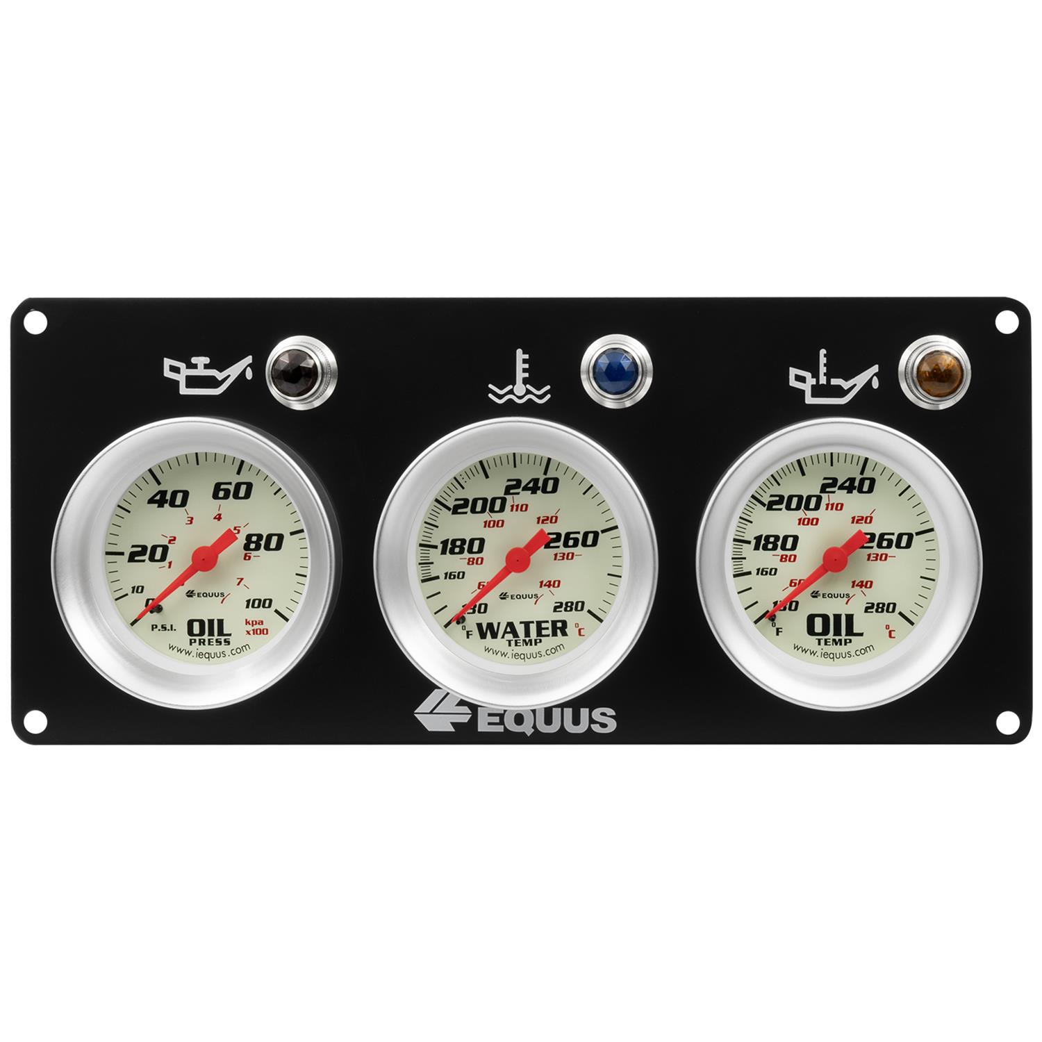 Equus E8402P Equus 8000 Series Gauges Summit Racing
