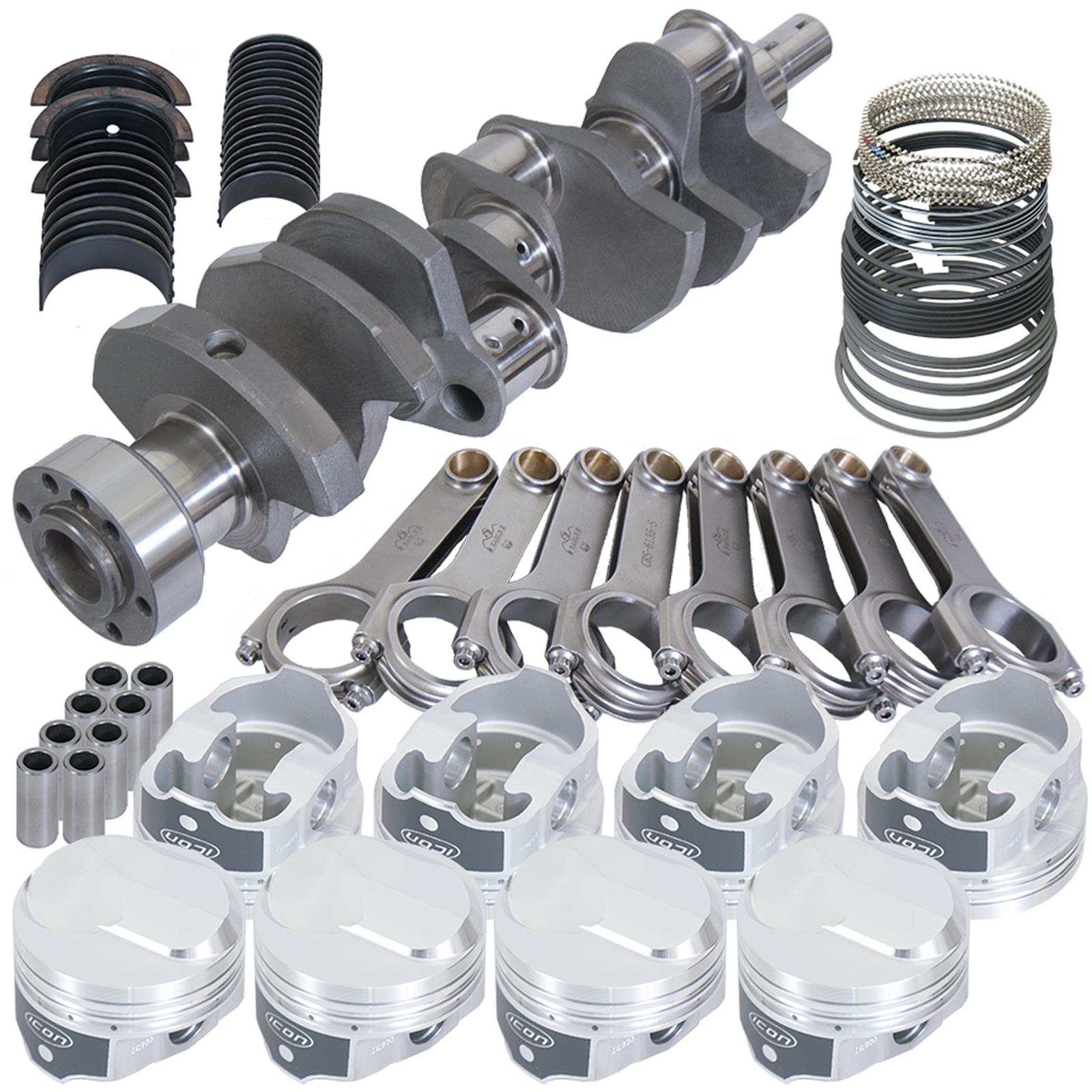 Eagle Chevy 454 1Pc 4.000in Crank 6.135in H-Beam 38cc Dome 4.350in Pistons Rotating Assembly