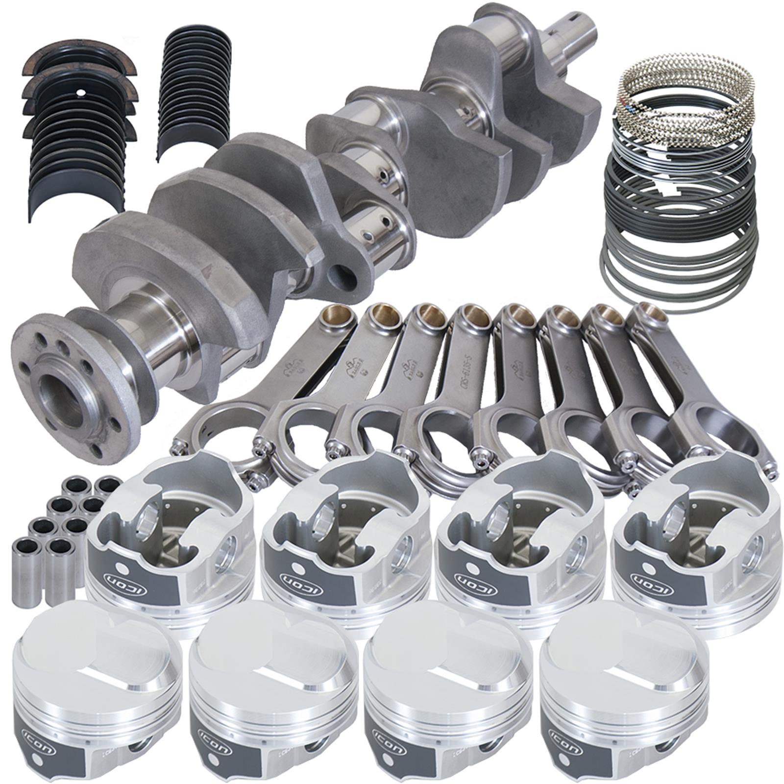 Eagle Chevy 454 4.000in Crank 6.135in H-Beam 43cc Dome 4.310in Pistons Rotating Assembly