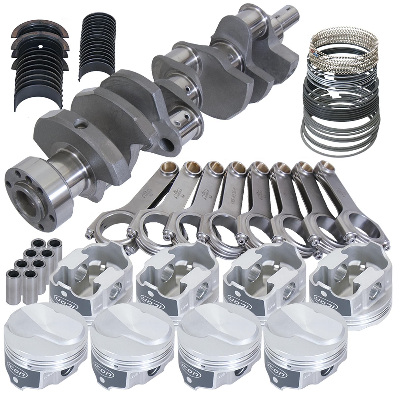 Eagle Chevy 454 4.000in Crank 6.135in H-Beam 18.3cc Dome 4.350in Pistons Rotating Assembly