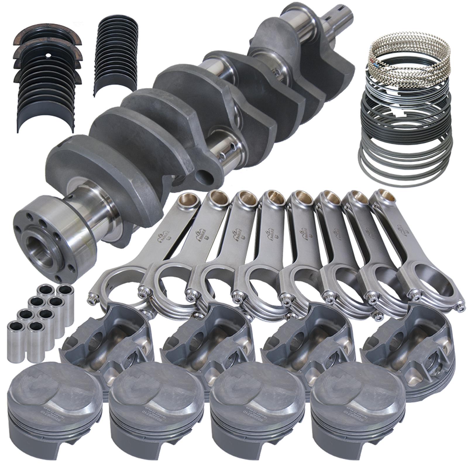 Eagle Chevy Tall 454 1Pc 4.250in Crank 6.800in H-Beam 43cc Dome 4.310in Pistons Rotating Assembly