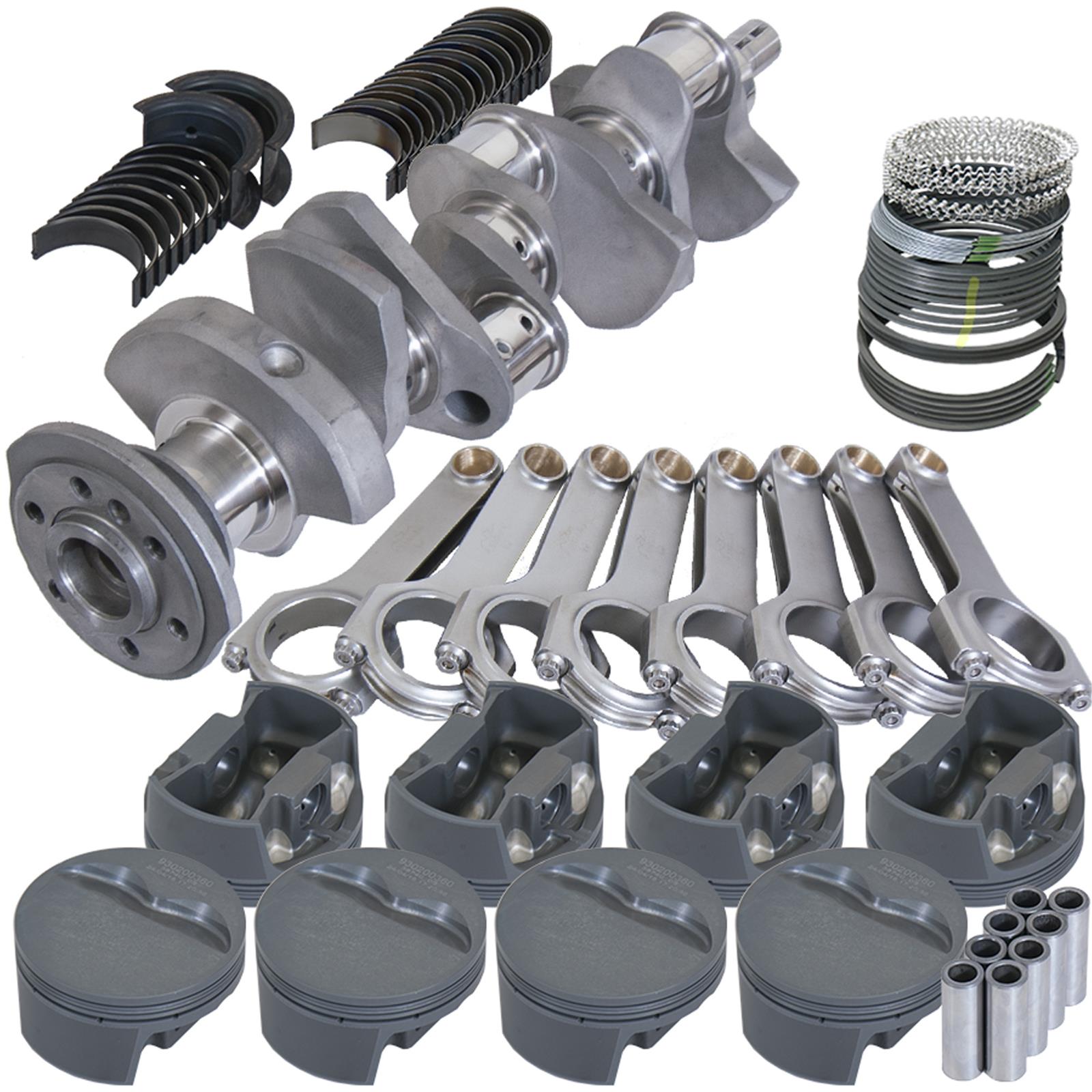 Eagle Chevy 350 3.480in Crank 6.000in H-Beam -5cc Flat Top 4.000in Pistons Rotating Assembly
