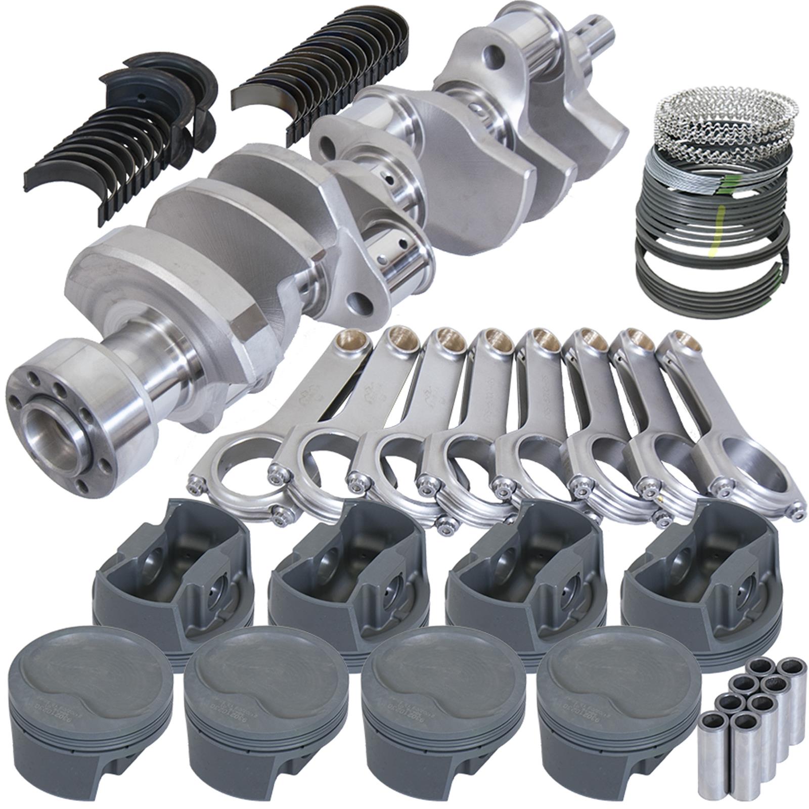 Eagle Chevy LT1 350 1Pc 3.750in Crank 5.700in H-Beam -16cc Inv Dome 4.040in Piston Rotating Assembly