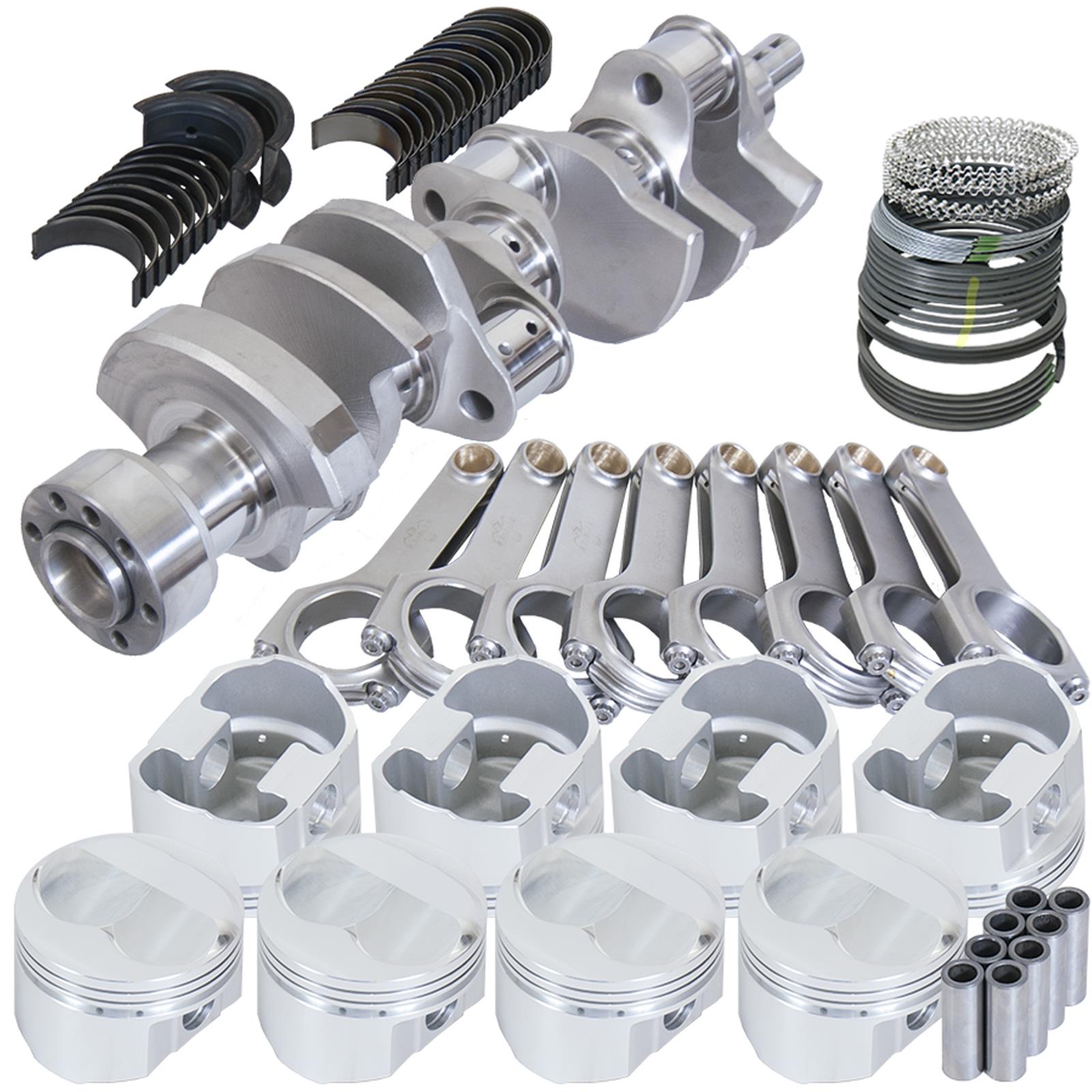 Eagle Chevy LT1 350 1Pc 3.750in Crank 5.700in H-Beam Srp 7cc Dome 4.060in Pistons Rotating Assembly