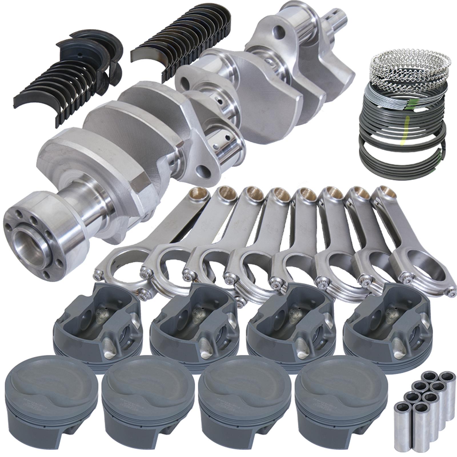 Eagle Chevy LT1 350 1Pc 3.750in Crank 6.000in H-Beam -16cc Inv Dome 4.000in Piston Rotating Assembly