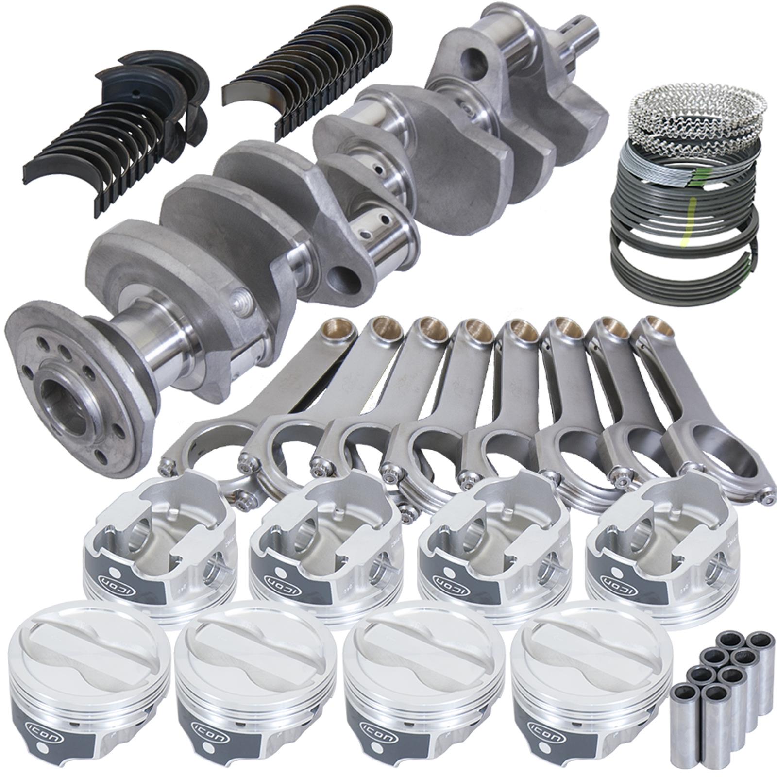 Eagle Chevy 350 3.750in Crank 6.000in H-Beam -18cc 4.060in Pistons Rotating Assembly