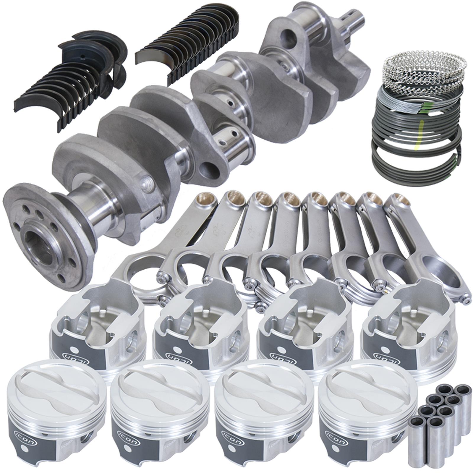 Eagle Chevy 350 3.750in Crank 5.700in H-Beam -18cc 4.030in Pistons Rotating Assembly