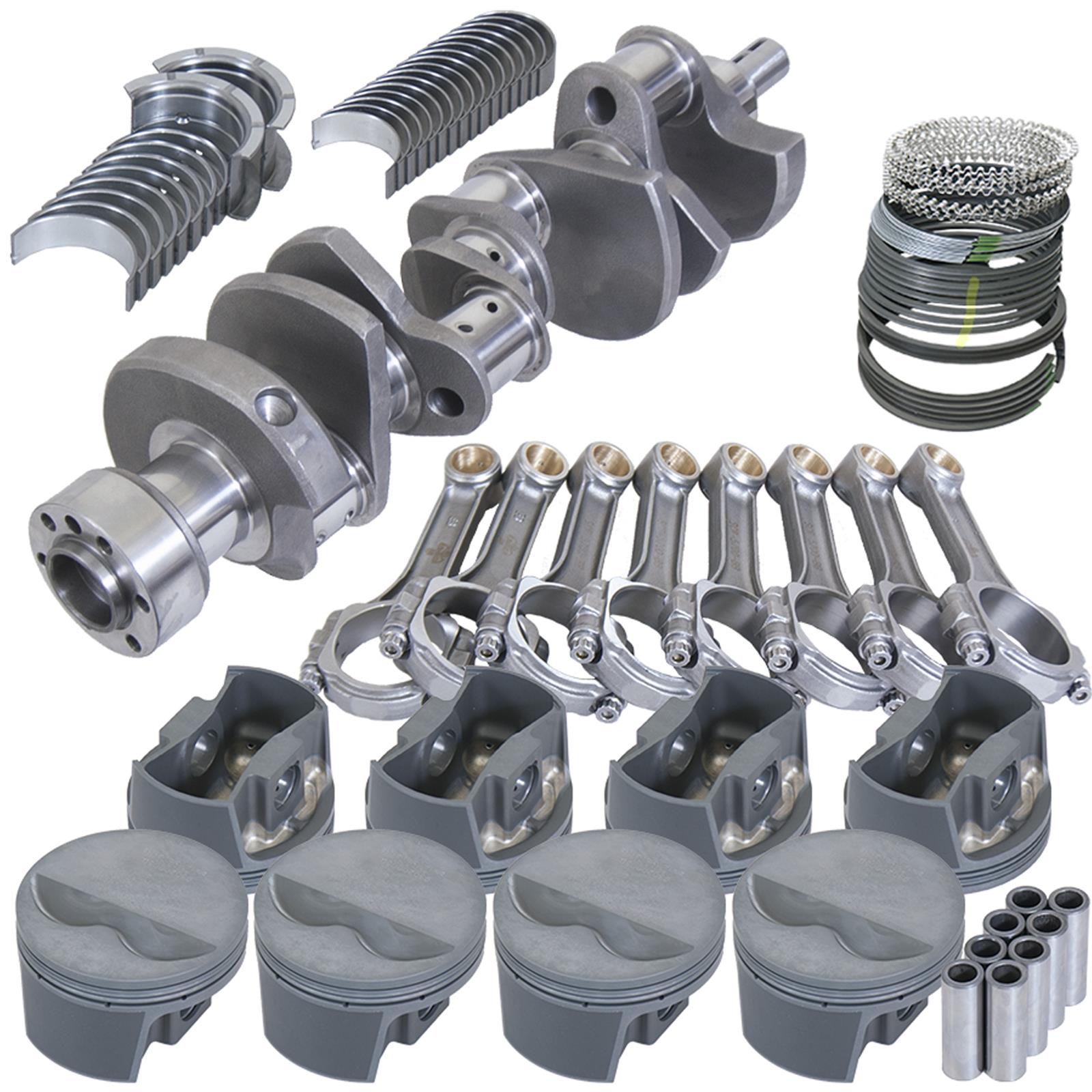 Eagle Chevy LT1350 1Pc 3.480in Crank 5.700in I-Beam Rods -5cc 4.000in Pistons Rotating Assembly