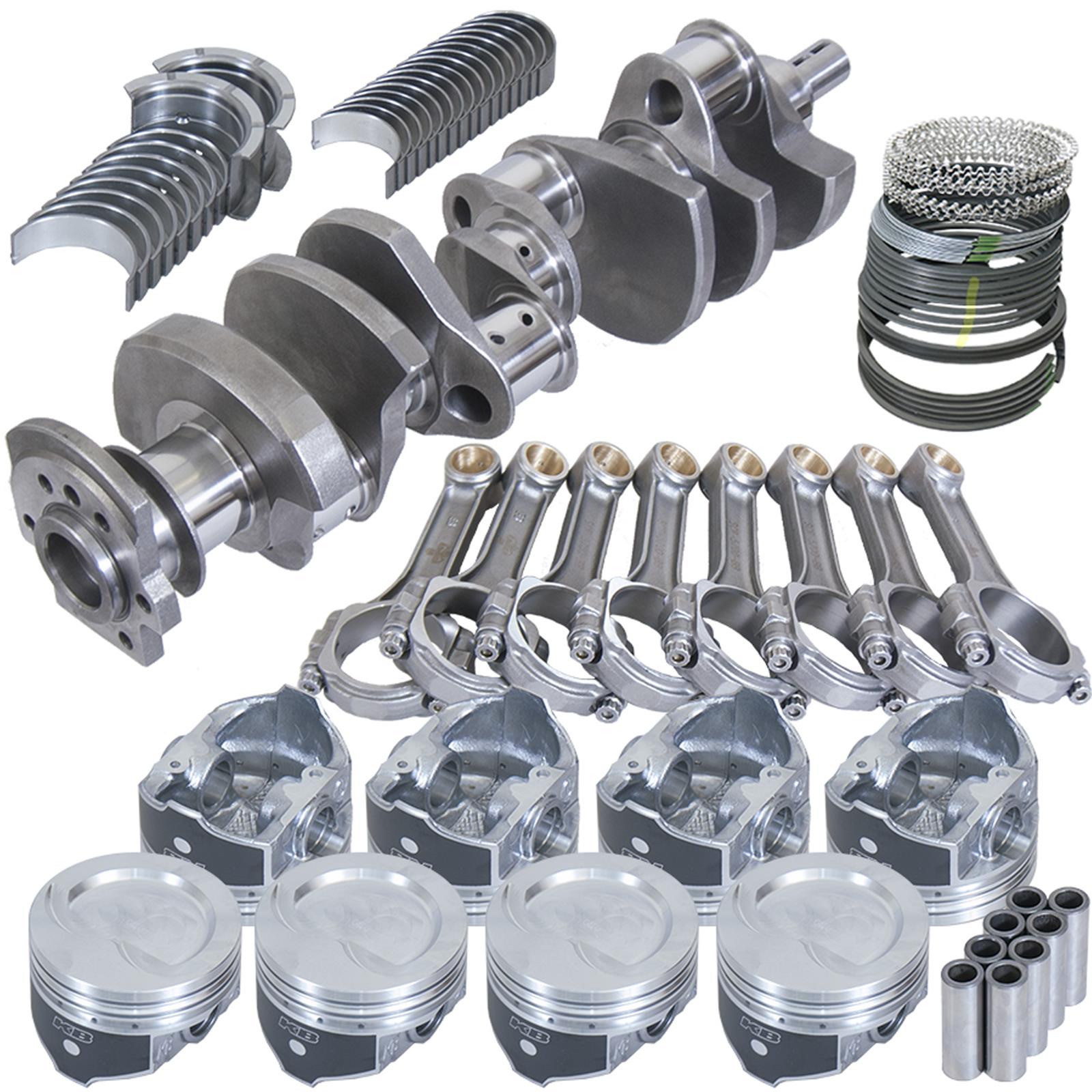 Eagle Chevy 350 3.750in Crank 5.700in I-Beam Rods -18cc D-Cup 4.000in Pistons Rotating Assembly